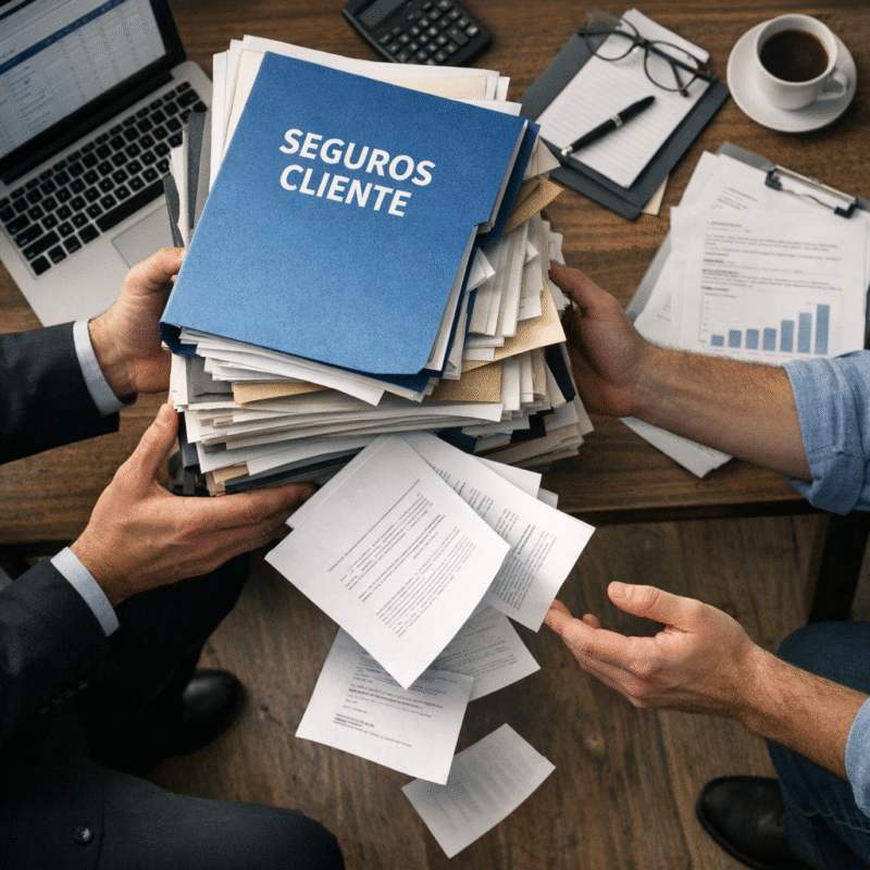 El error de muchas asesorías: dejar el seguro de sus clientes en manos de terceros. – imagen explicativa